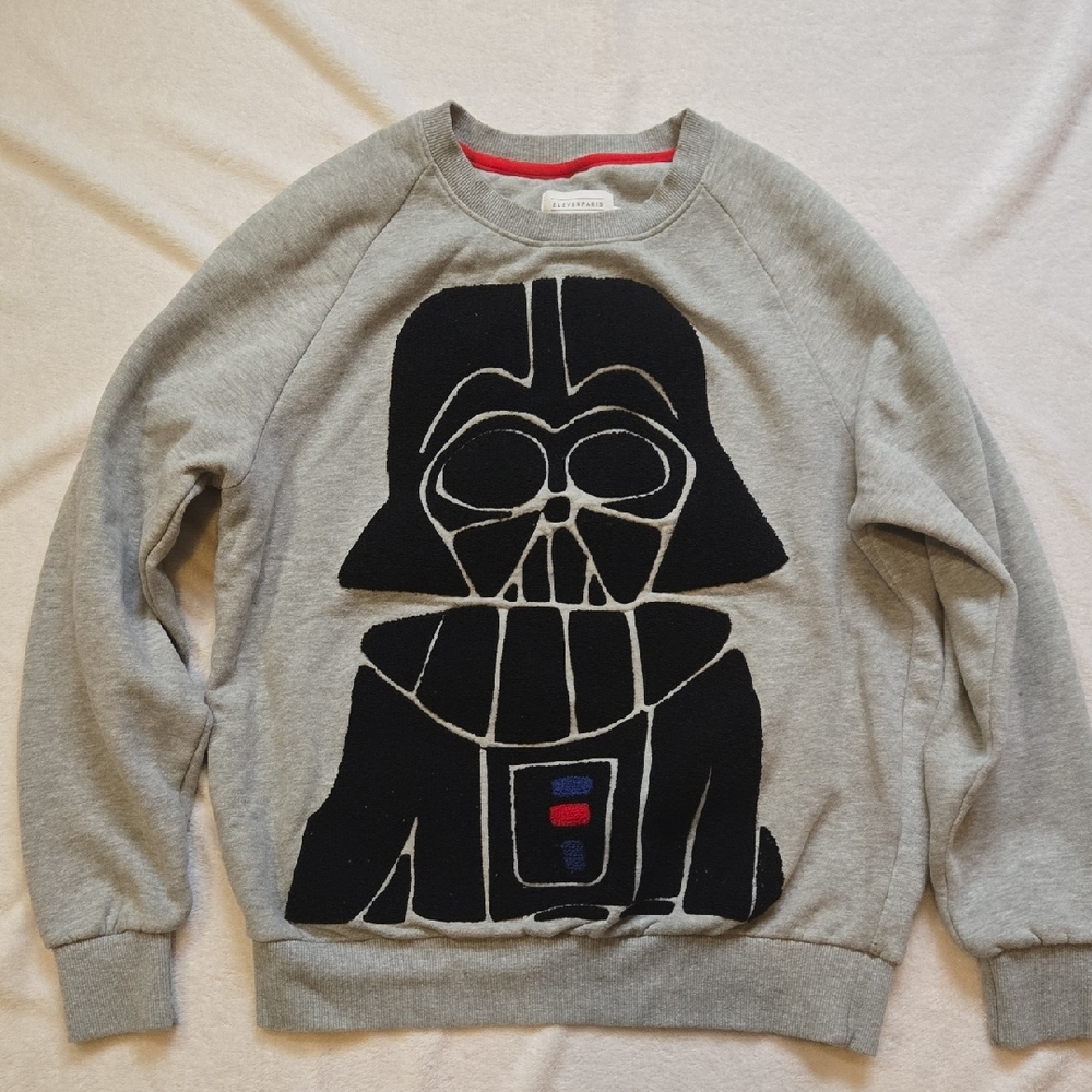 Eleven Paris Gray Darth Vader Crewneck Sweater